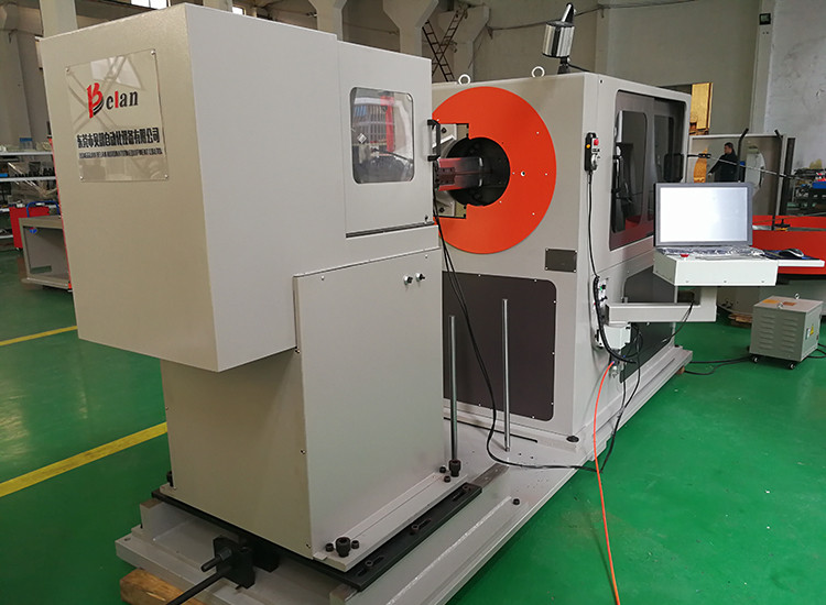 汽車千斤頂升降手搖桿貝朗的倒角折彎組合機(jī)能做嗎？