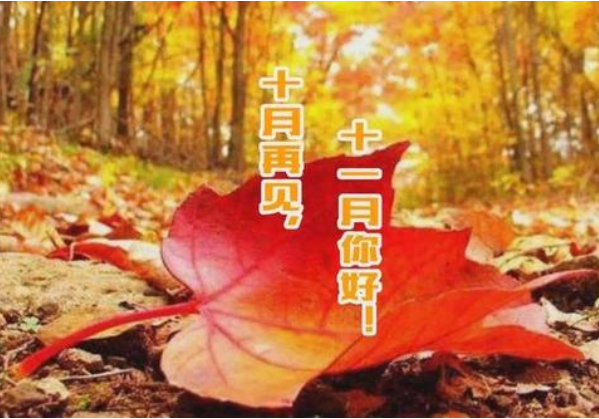十月再見、十一月你好